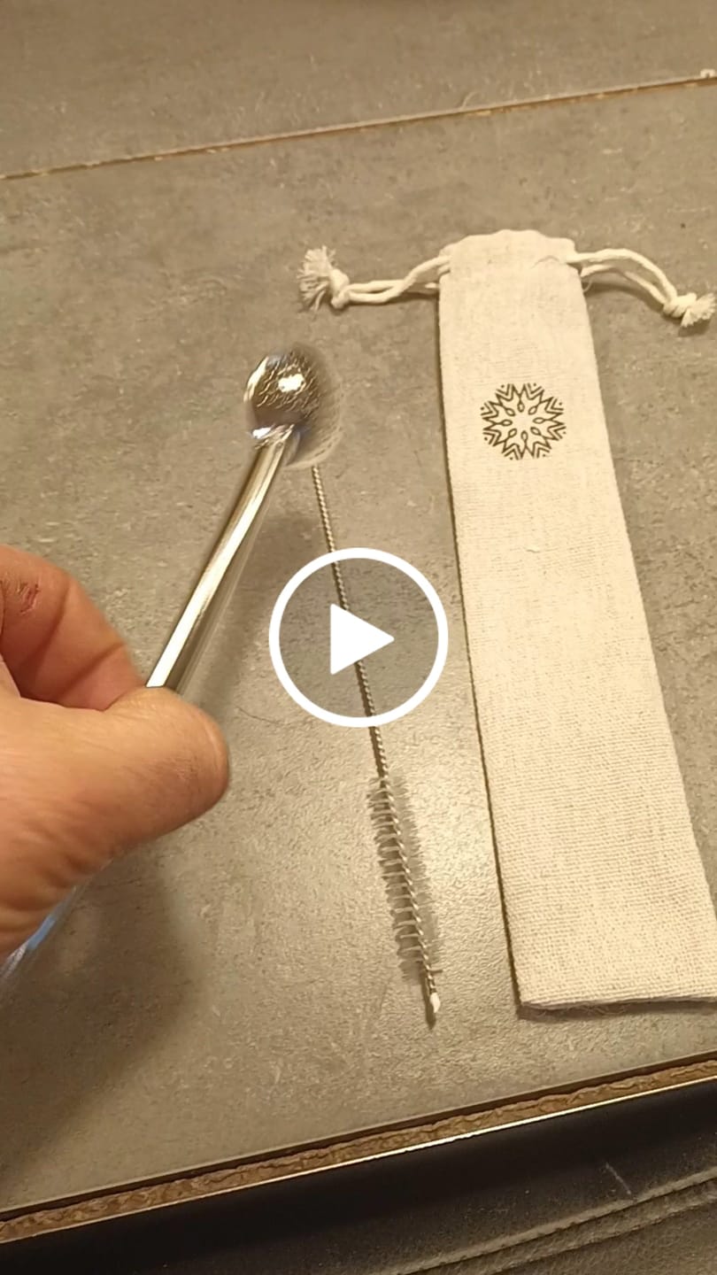 Customer video review of Bombilla inox + Housse & Brosse