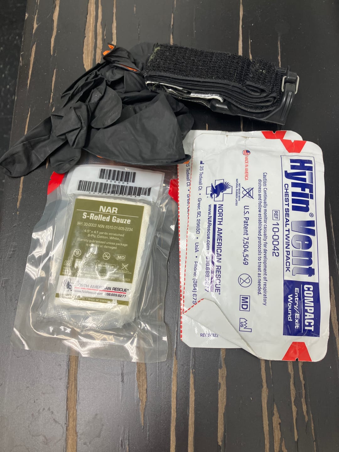 Customer photo review of 4.5" S-Rolled Gauze | North American Rescue