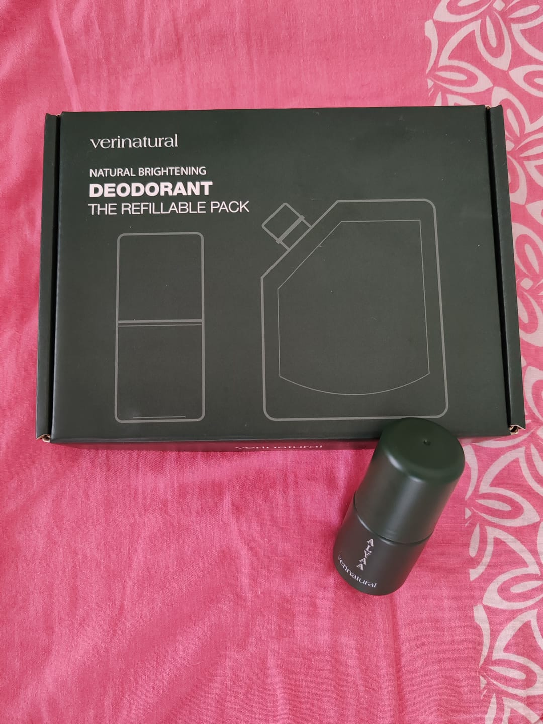 Customer photo review of Refillable Roll-on Deodorant