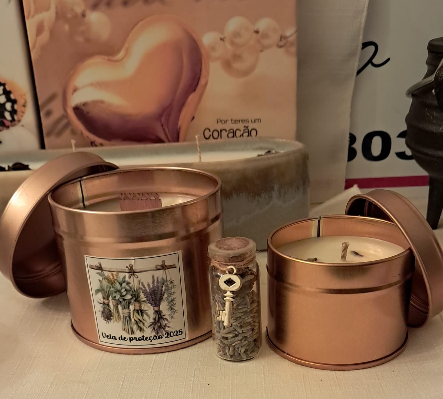 Customer photo review of Tarro con tapa de color Rosado