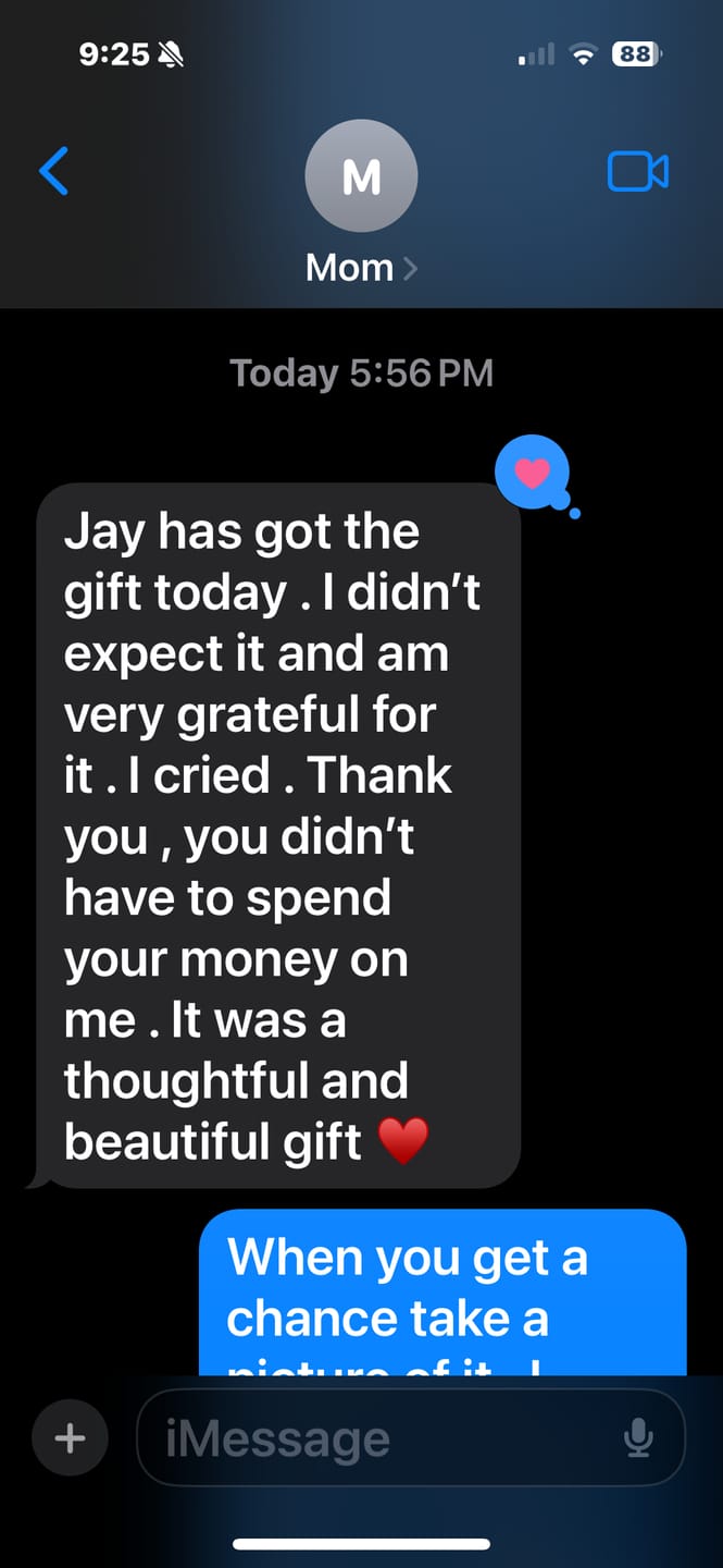 Customer photo review of Personalized Canvas Prints, Custom Photo, Memorial Gifts, Sympathy Gifts, Angel Wings I Never Left You Love Dem Canvas