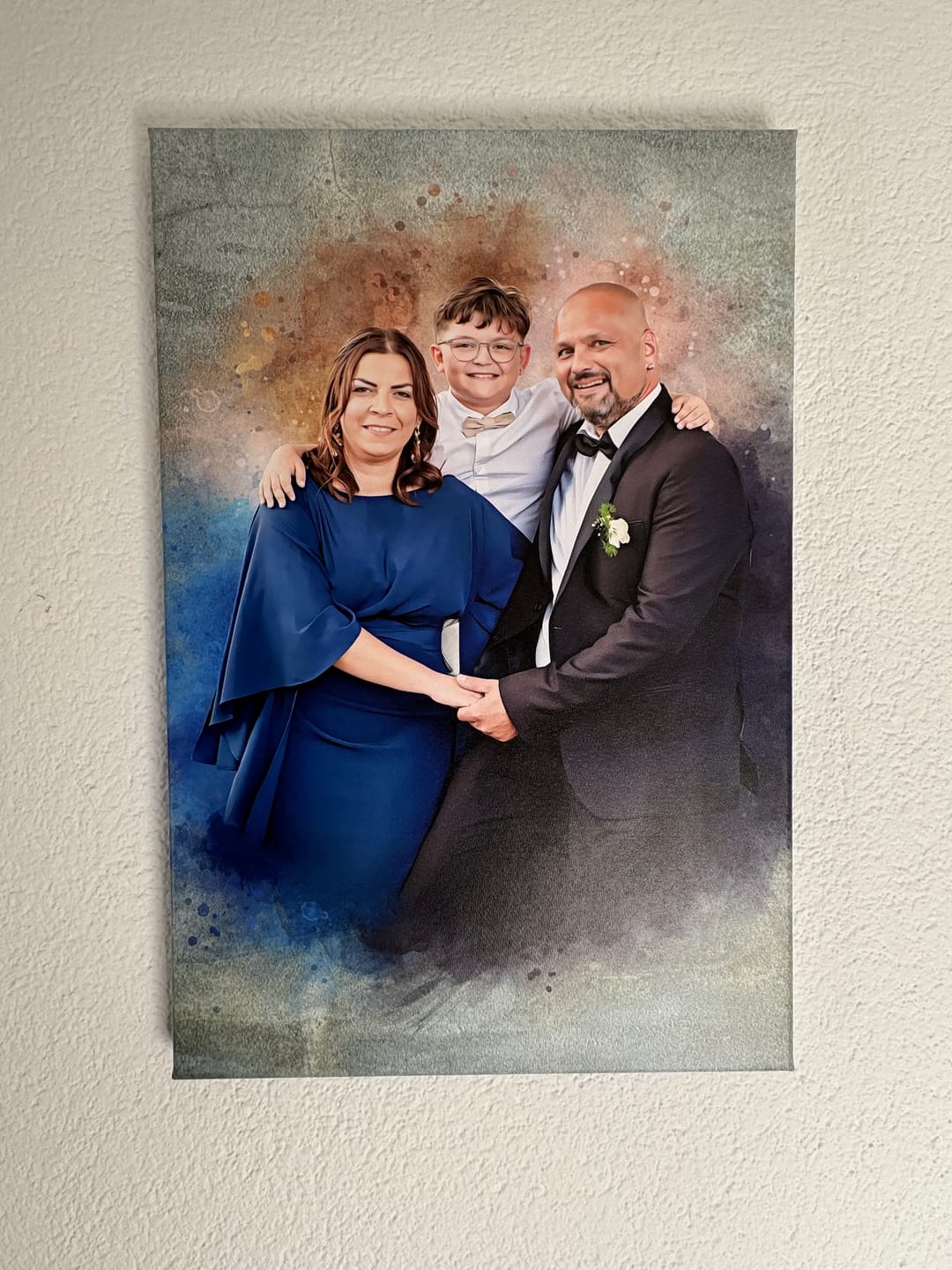 Customer photo review of Familien-Poster im Aquarell-Stil | personalisierbar