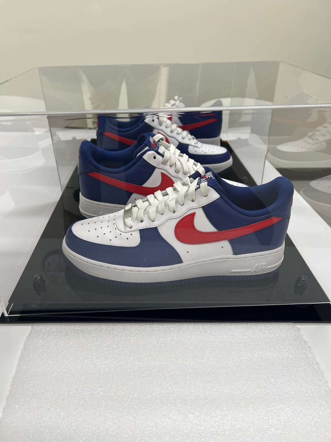Customer photo review of Basketball Shoe Pair Display Case 15.25 X 12 X 9 Mirror (A082/V13)