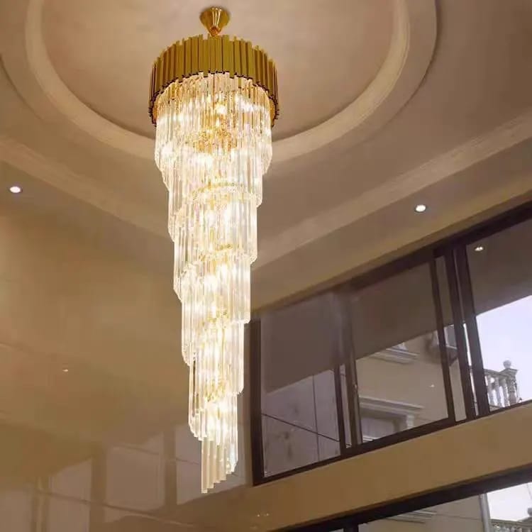 Customer photo review of Beth Extra Large Crystal Chandelier