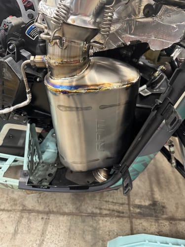 Customer photo review of RPM Gen 5 2022-2025 Ski-Doo / Lynx 850 Turbo Q-Muf Chambered Titanium Muffler
