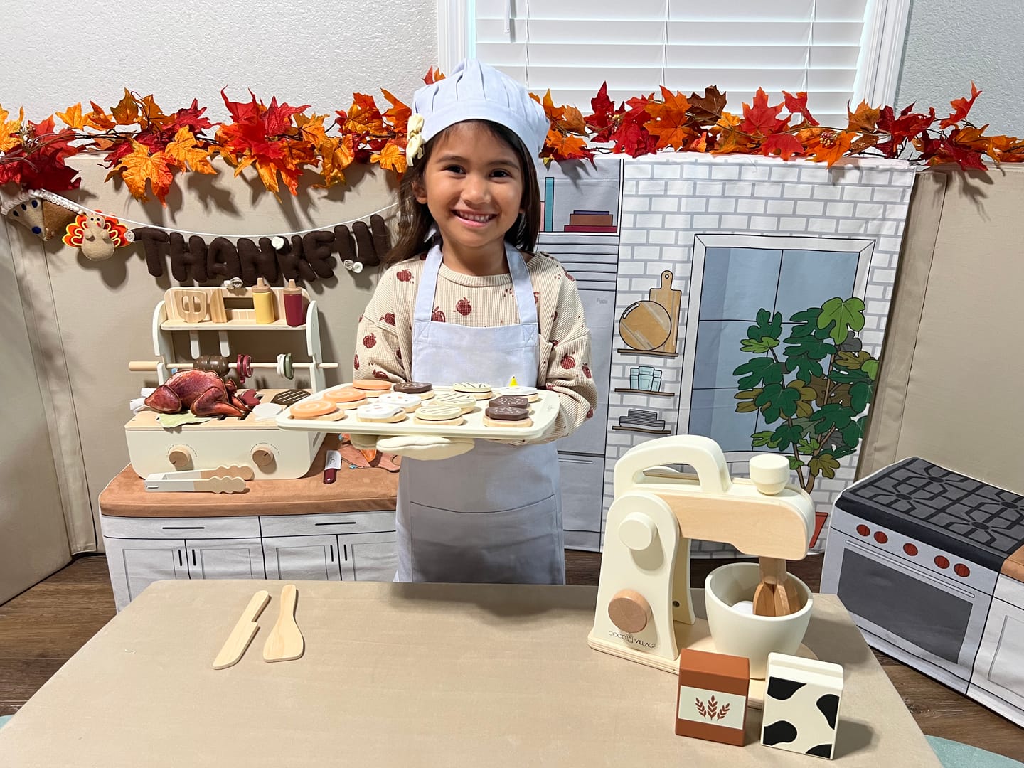 Customer photo review of Little Chef Apron Set and Book
