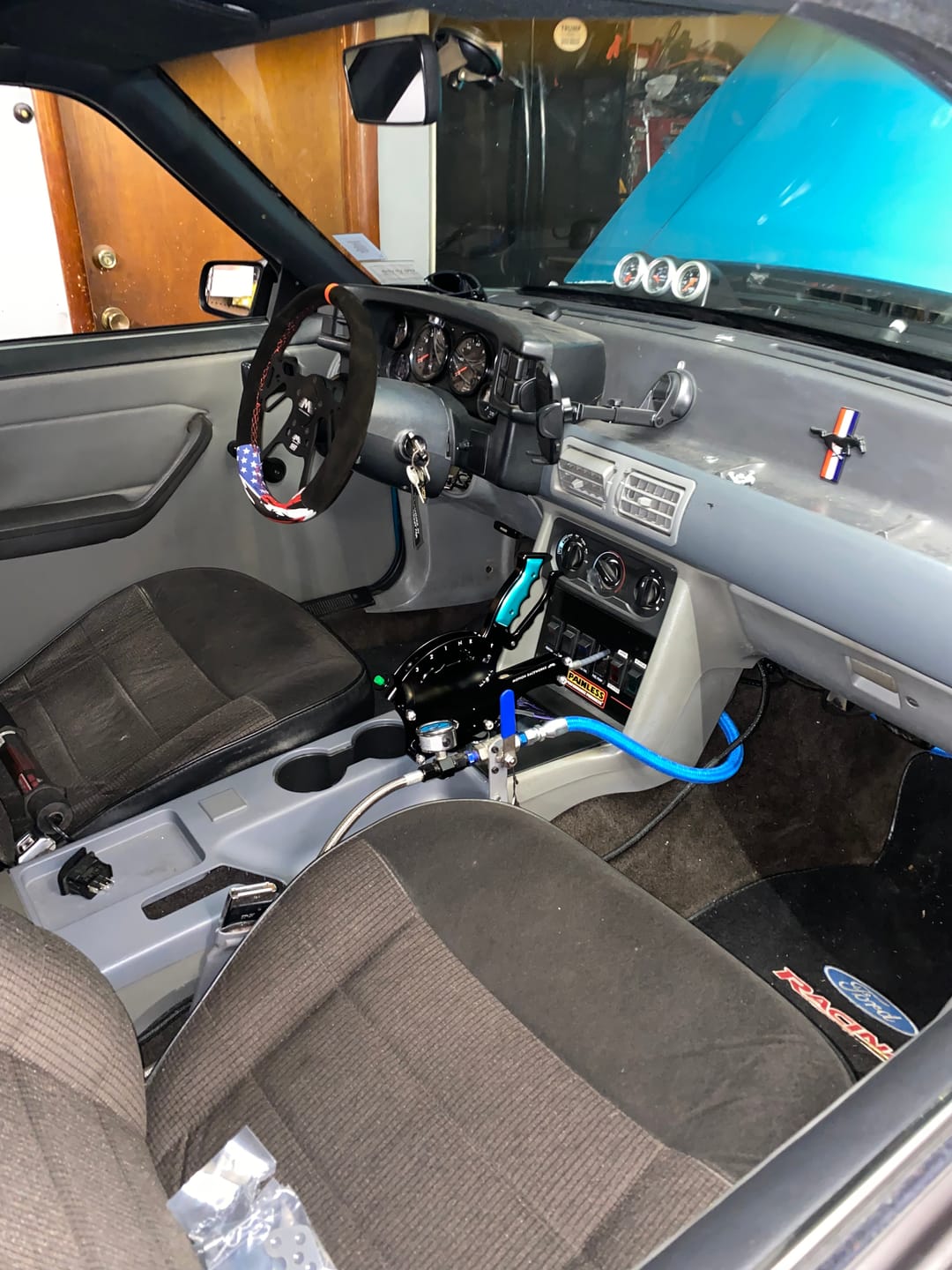 Customer photo review of TH400 3 Speed Reverse Pattern Operator Series Billet Shifter Front Exit