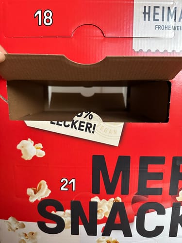 Customer photo review of ⏰ VORVERKAUF: Snack-Adventskalender 2024