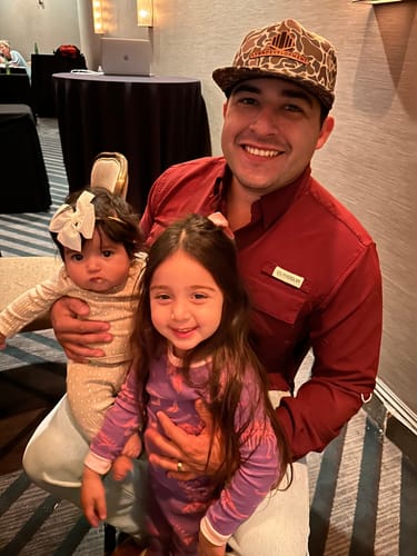 Customer photo review of Custom Leather Patch 5-Panel Rope Hat