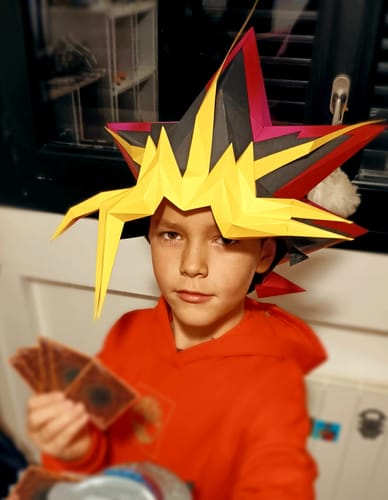 Customer photo review of Patrons Cheveux Yami Yugi