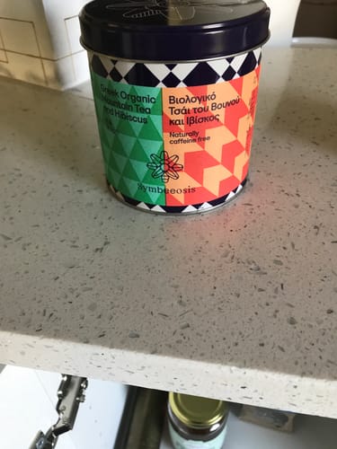 Customer photo review of Greek Organic Mountain Tea and Hibiscus - 19.5g - Symbeeosis