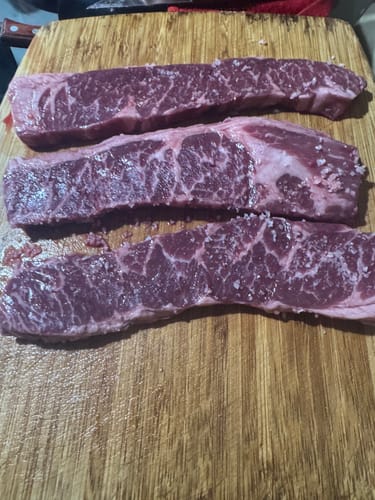 Reseña con foto de un cliente sobre Kit Cortes Finos