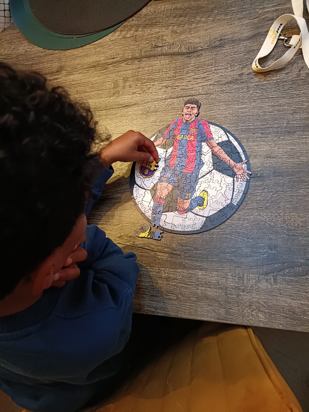 Customer photo review of Lamine Yamal - Wooden Puzzle