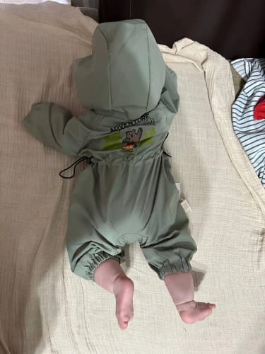 Customer photo review of Warm Waterproof Outerwear Jumpsuit