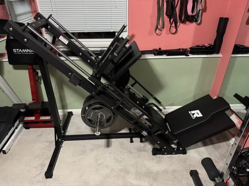 Customer photo review of RitFit BLP01 45 Degree 3-In-1 Leg Press Hack Squat and Calf Raise Machine
