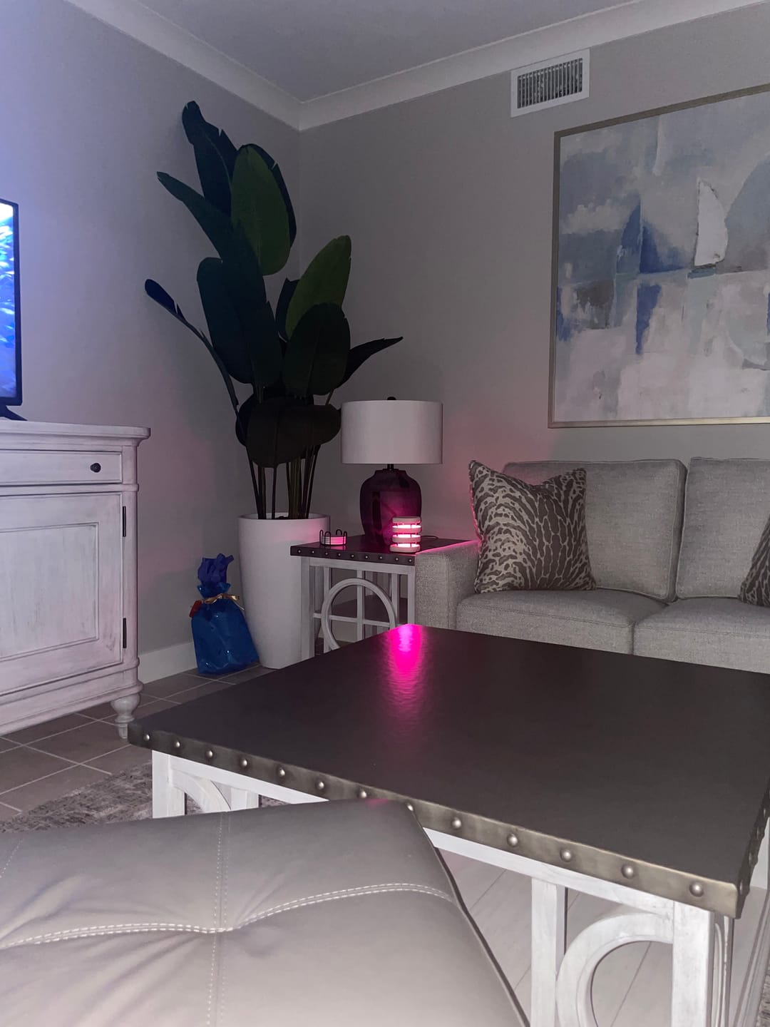 Customer photo review of Mid-Century Design Friendship Lamps White Black
