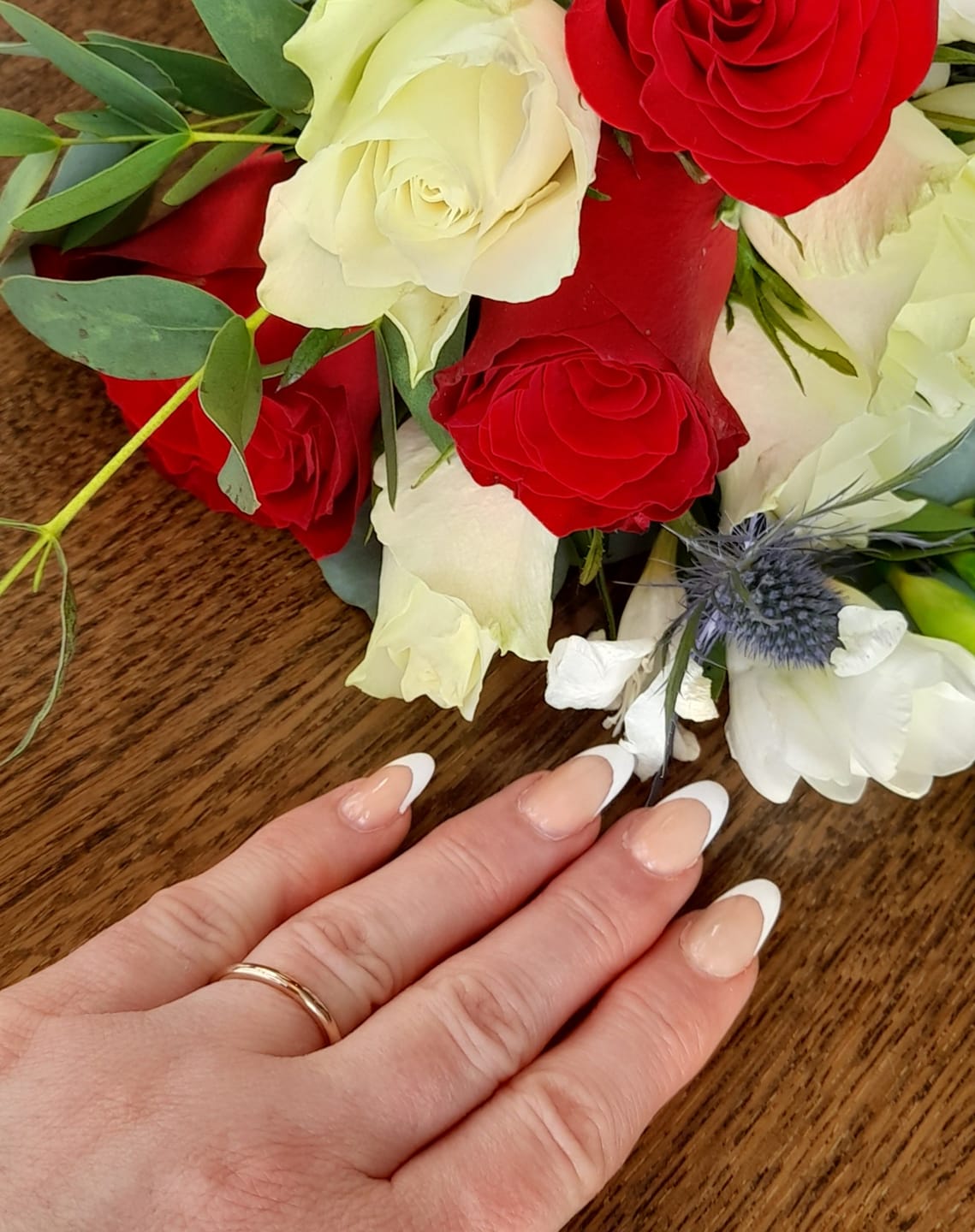 Customer photo review of Rose Gold 2mm Wonder Ring