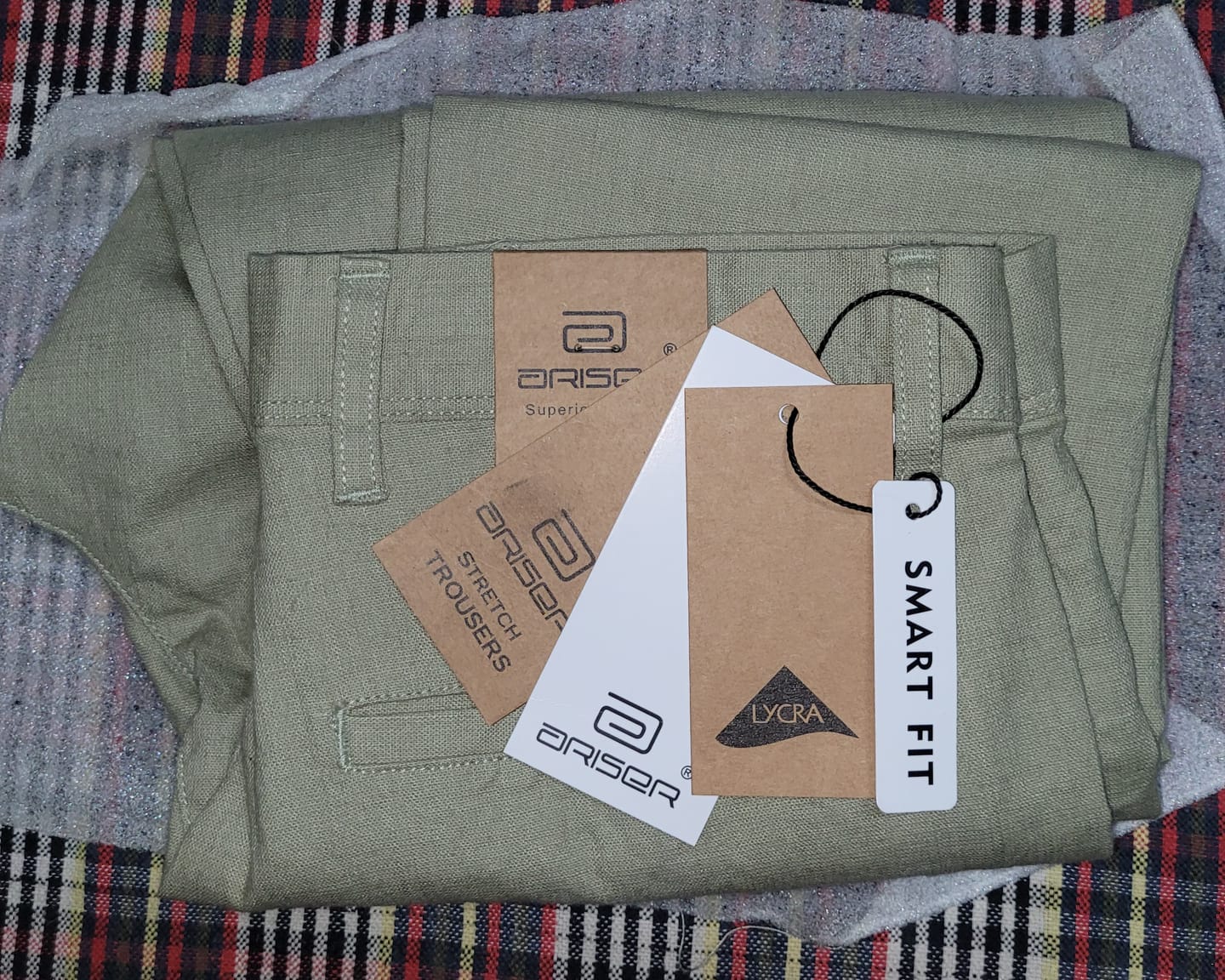 Customer photo review of Kansas - Light Green Trouser For Men | Ariser