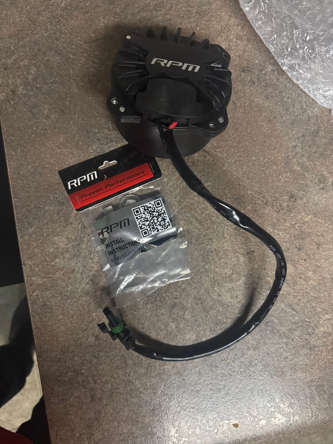 Customer photo review of RPM Can-Am Maverick X3 MAX-CFM Brushless Radiator Fan Motor Upgrade Kit