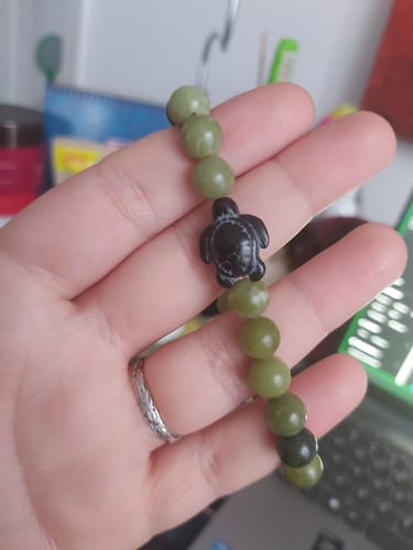 Customer photo review of Polar Bear Tracking Bracelet