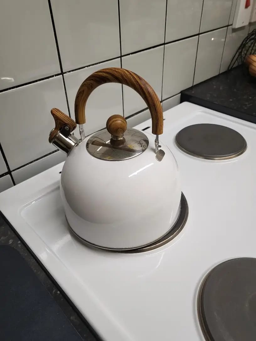Customer photo review of Bouilloire Inox à Sifflet – 2.5/3L Tous Feux