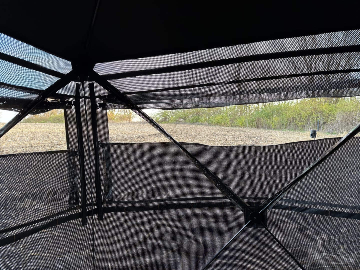 Customer photo review of Heated Hunting Chair Adjustable Height 360° Swivel Blind Chair