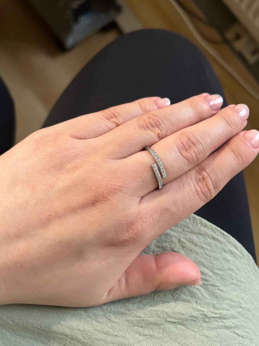 Customer photo review of Mayla Ring | 18K vergoldet