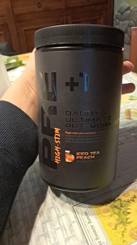 Customer photo review of +1© Danny's Ultimate Pre Workout High-stim (520g)