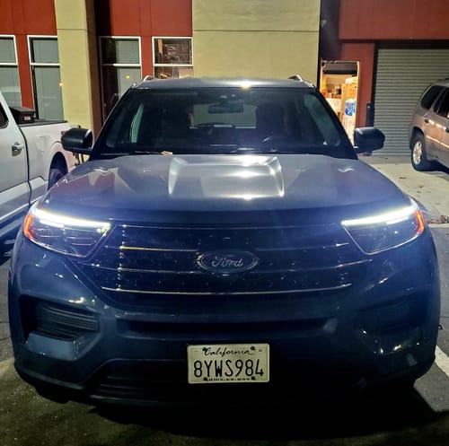 Customer photo review of 2011-2022 CALIFORNIA LICENSE PLATE DMV.CA.GOV - WHITE WITH BLACK TEXT 6"x12" (156.5mm x 305mm)