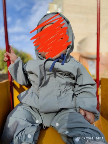 Customer photo review of Warm Waterproof Outerwear Jumpsuit