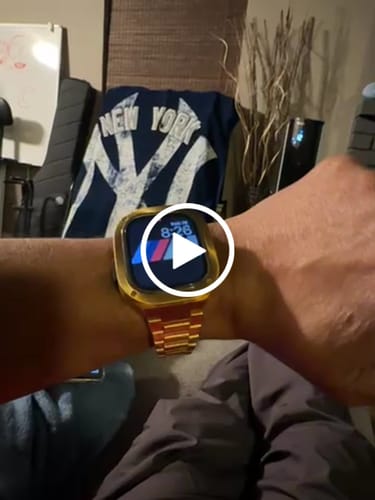 Customer video review of Elegance Pro: Stainless Steel Case Apple Watch Band