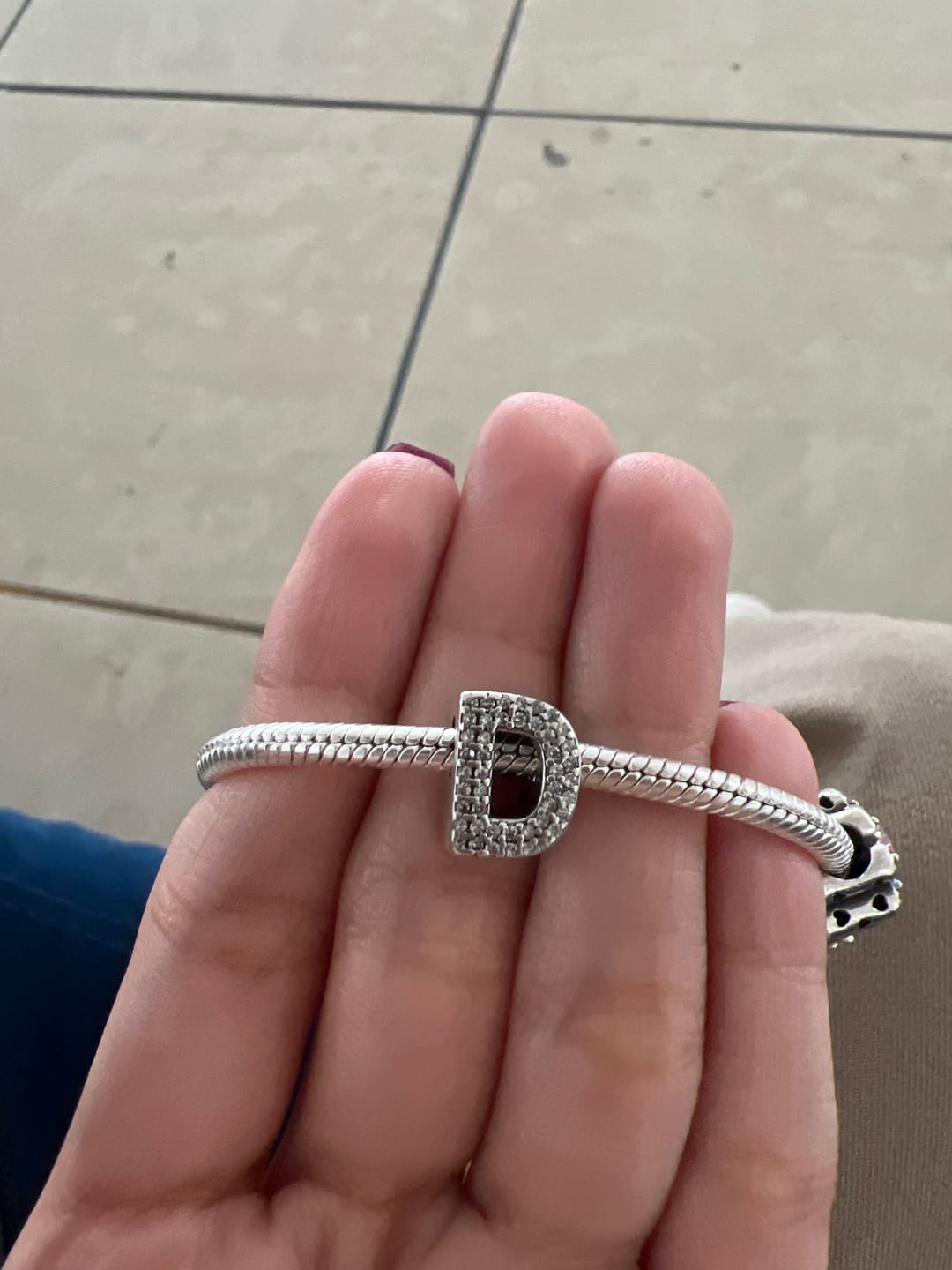 Customer photo review of Charm Letras del Alfabeto
