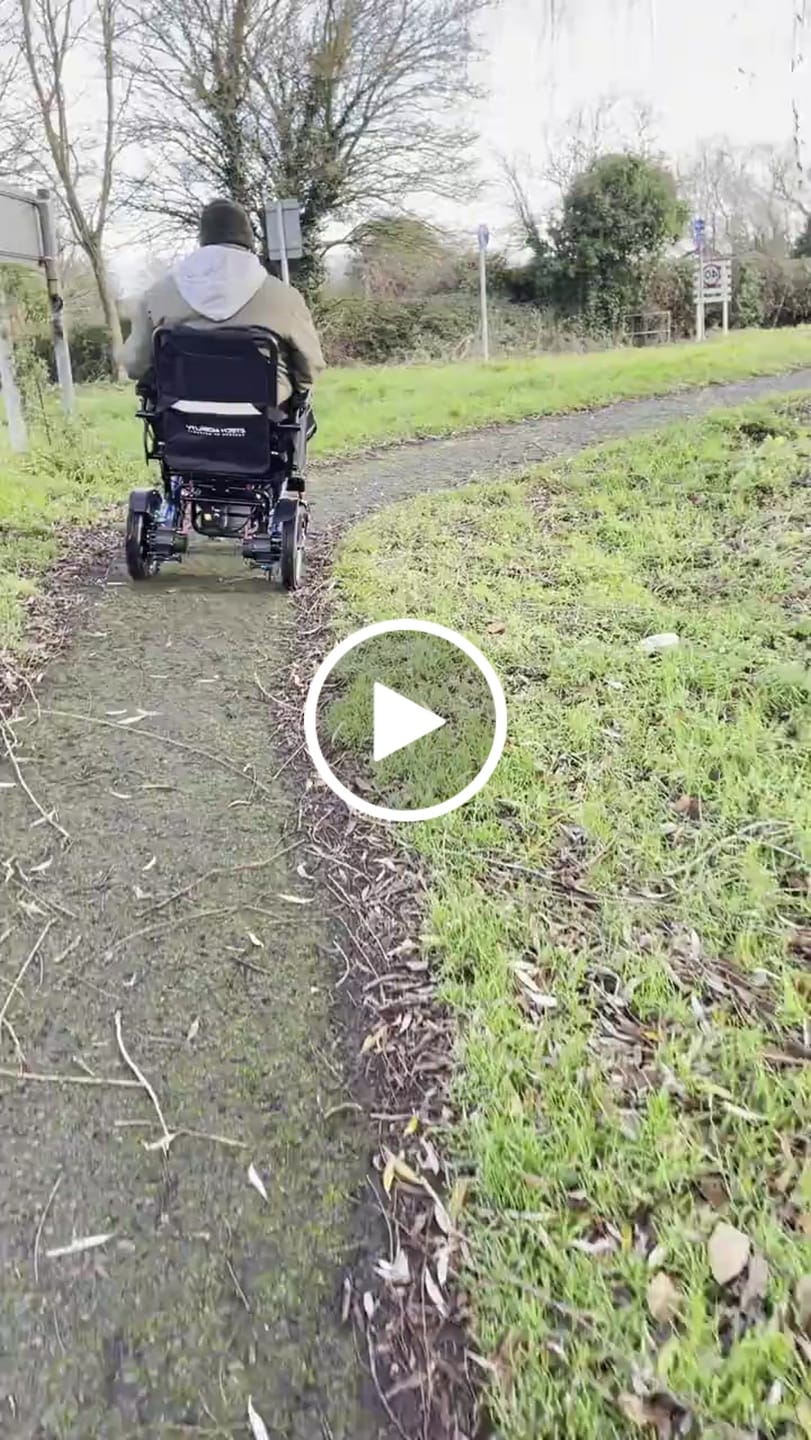 Customer video review of Wide-Seat Electric Wheelchair Powerchair Freedom Elite ST