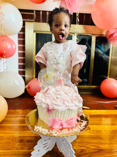 Customer photo review of Summer Baby Girl Rhinestone Ribbon Princess Shoes