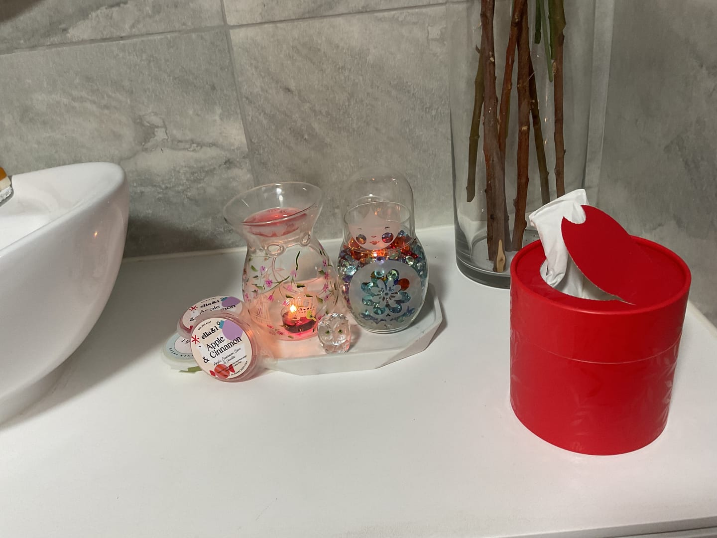 Customer photo review of Apple & Cinnamon Gel Melt