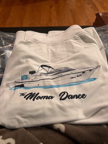 Customer photo review of Custom Digital Boat Artwork