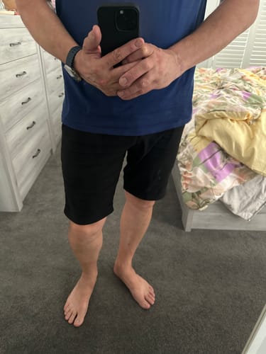 Customer photo review of Ultra-Stretch 7" Chino Shorts - Black