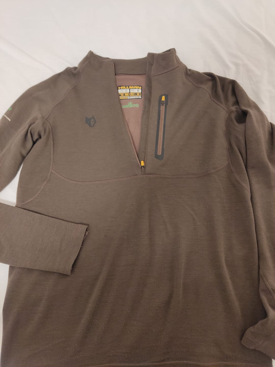 Customer photo review of Merino Hunting Base Layer Top [2BL] Synertech® Long Sleeve T-shirt Thermal Underwear