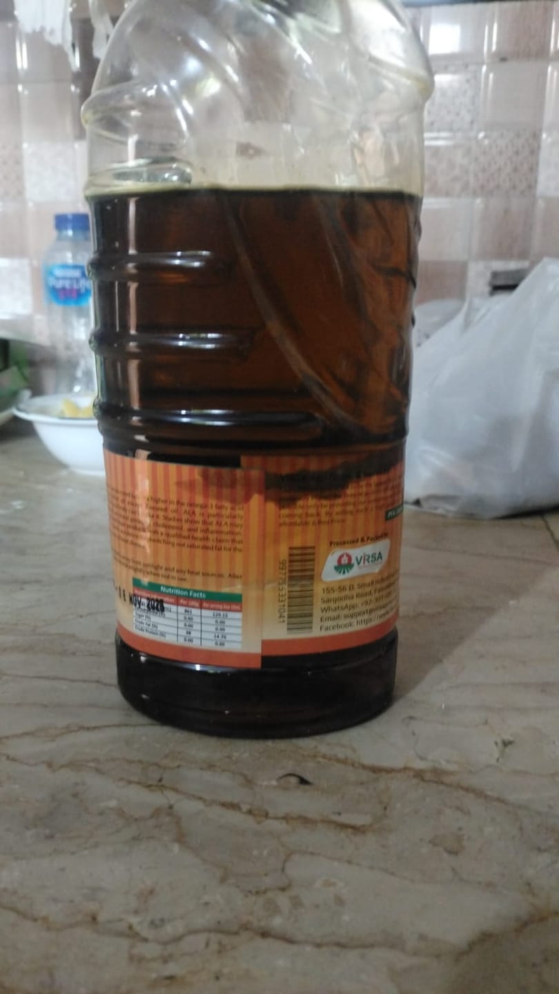 Customer photo review of Canola Oil 100% Organic