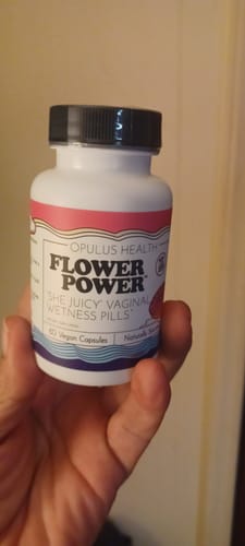 Customer photo review of Flower Power® 'She Juicy' Vaginal Moisture Supplement (60ct/ea)
