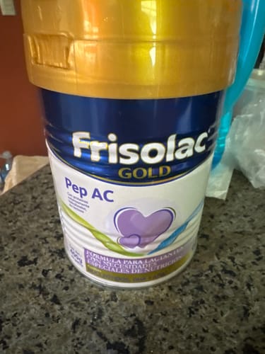 Customer photo review of Frisolac Gold Pep A C (0 A 12 Meses) Pack Con 800 Gr