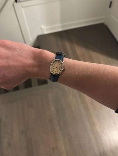 Customer photo review of Oval Bubble Diamond Watch (24mm x 30mm)