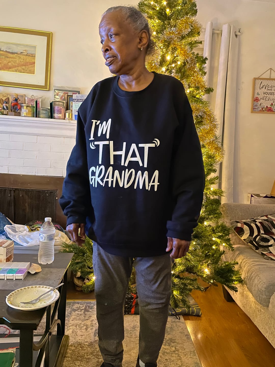 Customer photo review of I'm That Grandma Sweatshirt