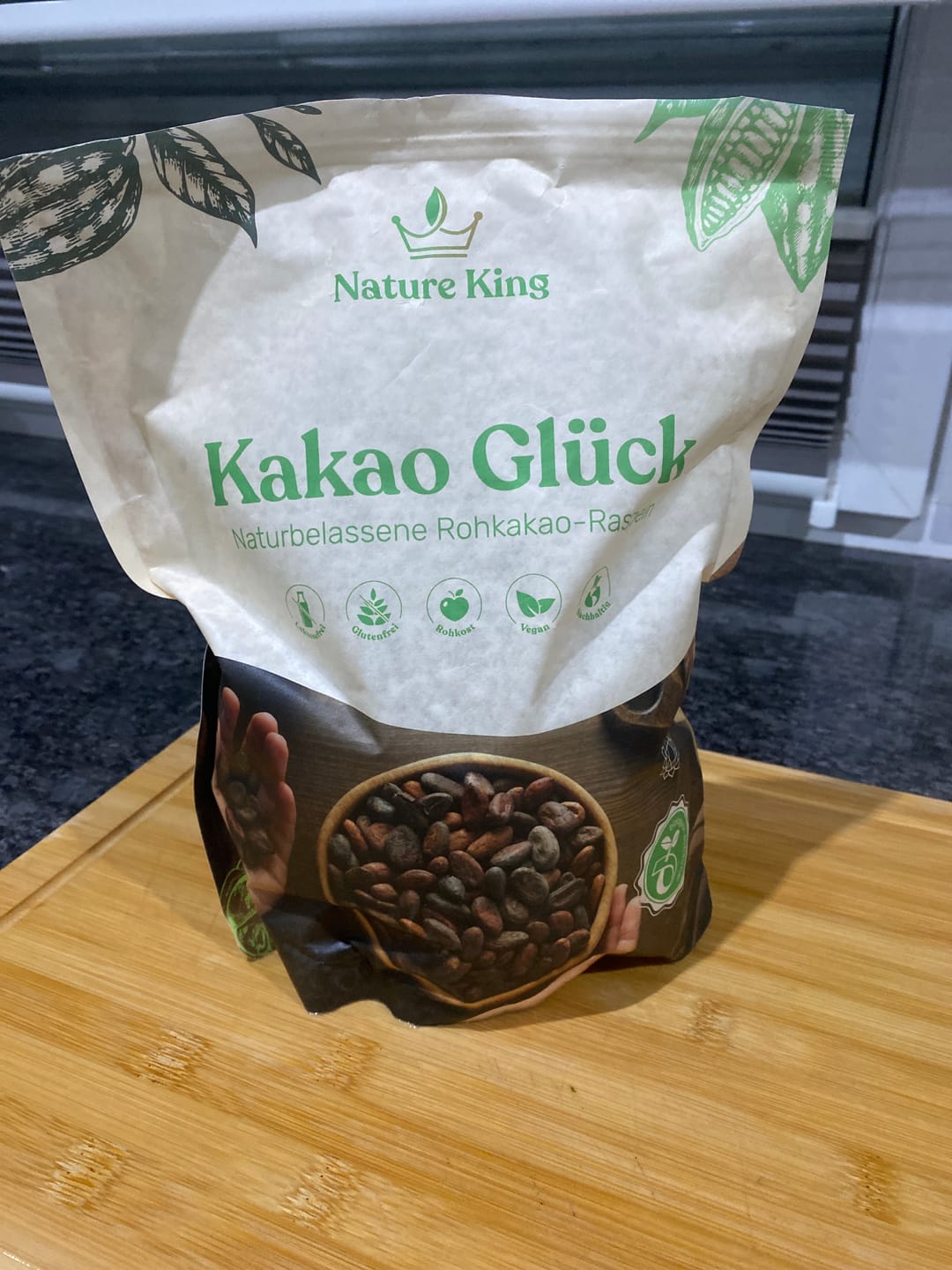 Customer photo review of Bio Kakao Glück 1 kg (100% Bio Roh Kakao)