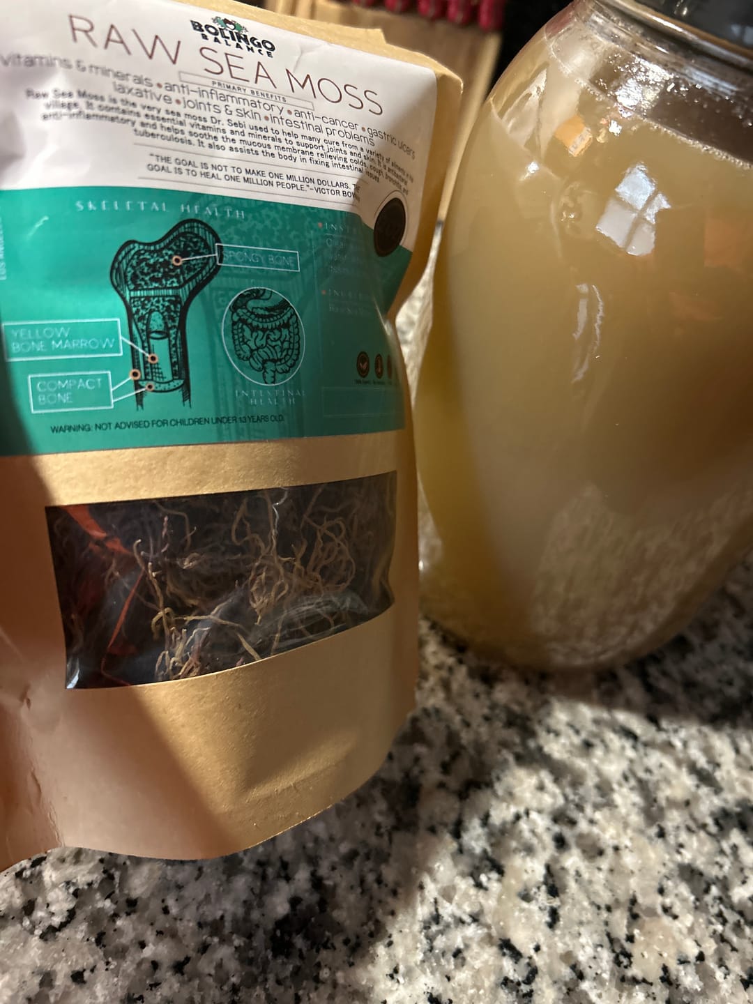 Customer photo review of RAW SEA MOSS