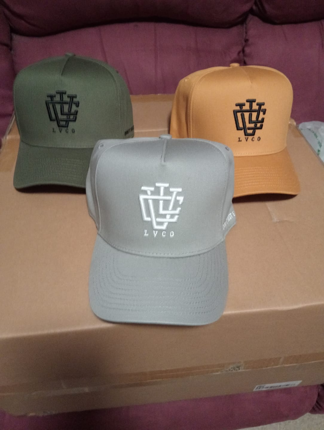 Customer photo review of LVCO "Grey" A-Frame LVCO Snapback
