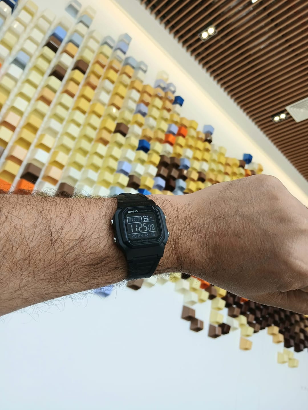 Customer photo review of Reloj Casio Vintage W-800H-1BVCF Negro Pantalla Negativa