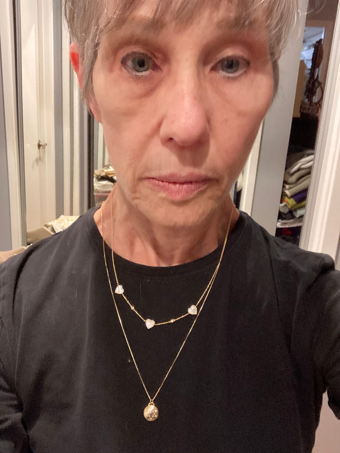 Customer photo review of Gold Star Of David Necklace