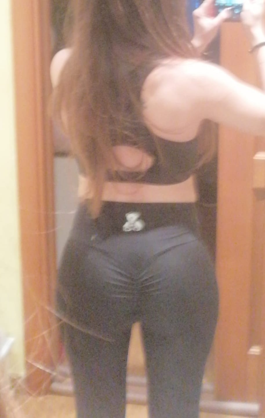 Customer photo review of LEGGINGS INTENSE BLACK