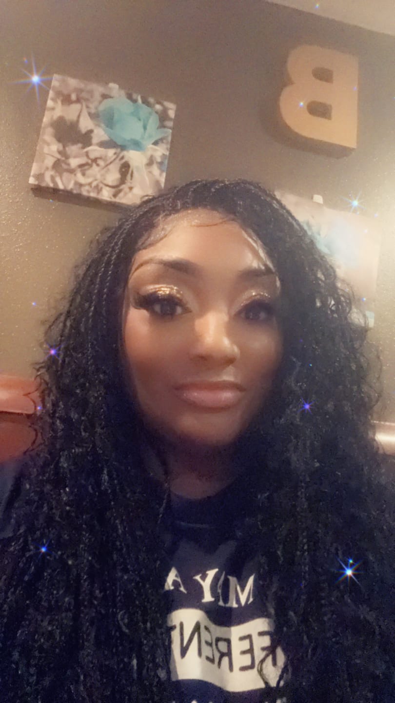 Customer photo review of BOHO Knotless Braided wig